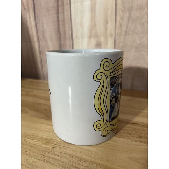 Vintage Friends TV Series Yellow Frame White Mug - Picture 5 of 9